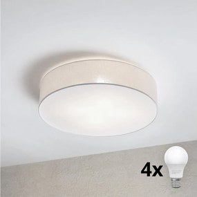 Brilagi - LED oprawa sufitowa SIRIJA 4xE27/60W/230V śr. 60 cm biała