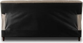 Sofa z Funkcją Spania LIMA Rozkładana Wersalka Dwuosobowa Beżowa Nowoczesna do Salonu