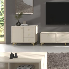 Komoda TORINO 84 cm do Salonu Sypialni Odcienie beżu
