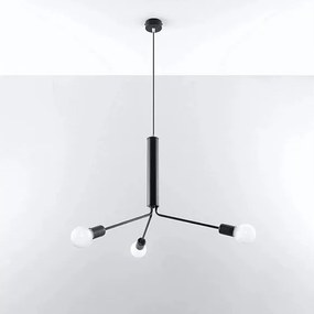 Żyrandol DUOMO 3D czarny