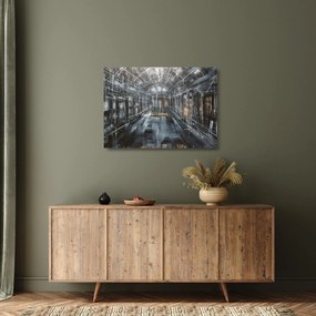 Obraz na szkle wnętrza starego budynku (70x50 cm)