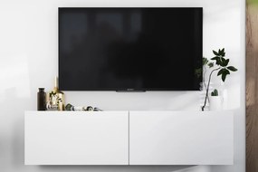 Dwudrzwiowa szafka RTV wisząca Enjoy biały
