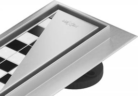 Mexen Flat M13 odpływ liniowy 2w1 90 cm, inox - 1010090-15