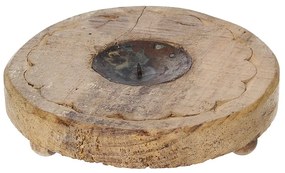 Podstawka na świecę Rustic Flame 15 cm