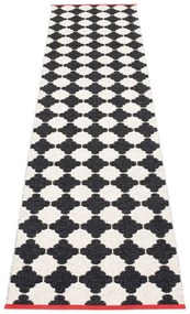 Czarno-biały chodnik odpowiedni na zewnątrz 70x300 cm Marre Black Coral – Pappelina