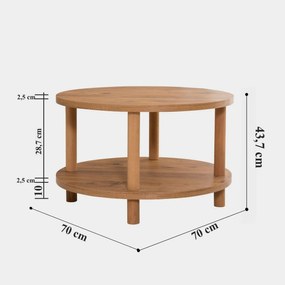 Stolik konferencyjny Roby Atlantic Pine