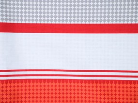 PrzytulneMieszkanie.pl PrzytulneMieszkanie.pl Pościel z bawełny renforcé TABITA czerwone Rozmiar pościeli: 2 szt 80 x 80 cm | 200 x 200 cm
