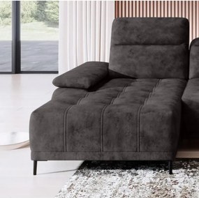 Narożnik FOCUS S Mini z elektryczną regulacją w tkaninie SALVADOR 04 WERSAL