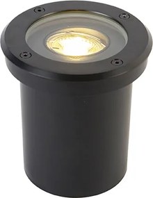 Inteligentny zewnętrzny reflektor do zabudowy czarny regulowany w tym Wi-Fi GU10 - Delux