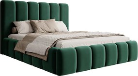 Łóżka tapicerowane JUSTI z pojemnikiem na pościel