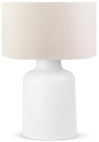 Lampa stołowa AYD 1xE27/60W/230V beżowy/biały