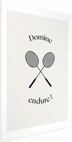 Plakat Rakiety do badmintona 60x90 cm bez ramy z marginesem ARTGEIST B