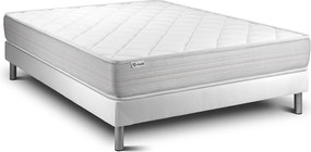 lózka z materacem VITALMEMO 150 x 190 cm Rama lózka Bialy