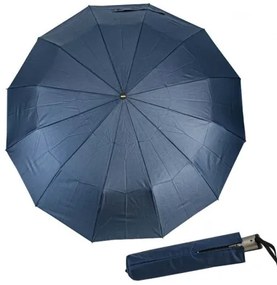 Fiber Magic Major uni navy - w pełni automatyczny parasol męski
