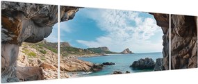 Obraz - Jaskinia przy morzu (170x50 cm)