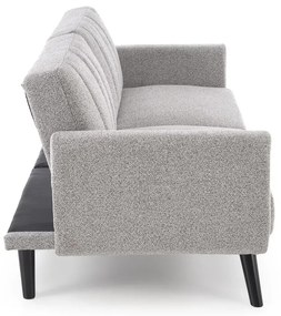 Sofa rozkładana LARIX szara  HALMAR
