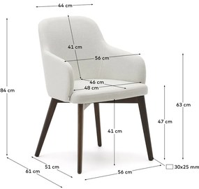 Kremowe krzesło Nelida – Kave Home