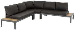 Zestaw aluminiowy NEW YORK dla 6 osób (antracyt) próbka
