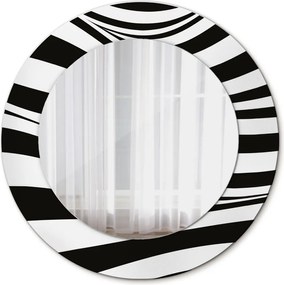 Lustro dekoracyjne okrągłe Abstrakcyjna fala