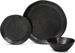 Kamionkowy zestaw talerzy 18 szt. dla 6 osób Dark Moon – Bonami Selection