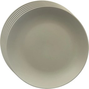 Orion Zestaw płytkich talerzy ceramicznychGreenish 27 cm, 6 szt.
