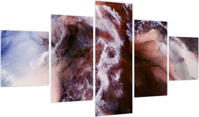Obraz - Fioletowy marmur N⁰3 (125x70 cm)