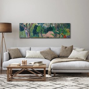 Obraz - Paul Gauguin, Te raau rahi (The Big Tree), reprodukcje (170x50 cm)