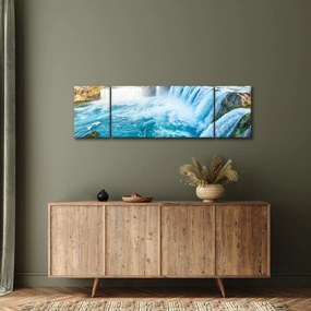 Obraz - Wodospad Godafoss (170x50 cm)