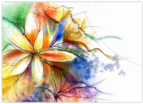 Obraz na szkle - Kwiat (70x50 cm)