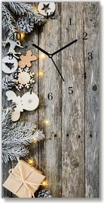 Zegar ścienny Choinka Święta Prezenty Ozdoba