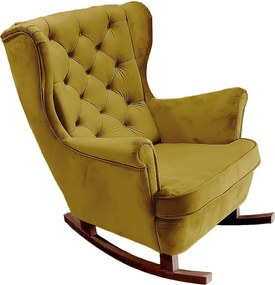 Fotel Relax z Tapicerowanym Siedzeniem i Podłokietnikami, Fotel TV 102x81x95cm Oliwkowy_29819