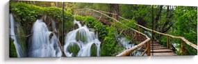 Obraz - Jeziora Plitwickie (170x50 cm)