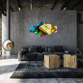 Obraz mierników koloru (125x70 cm)