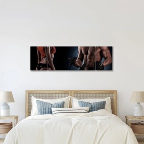 Obraz - Fitness (170x50 cm)
