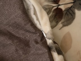 PrzytulneMieszkanie.pl PrzytulneMieszkanie.pl Dwustronna pościel DUO SENSE CARMELIA wzorzysta + poszewka na poduszkę 40x50 cm GRATIS Rozmiar pościeli: 70 x 90 cm | 140 x 200 cm