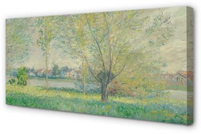 Obraz na płótnie Wierzby - Claude Monet