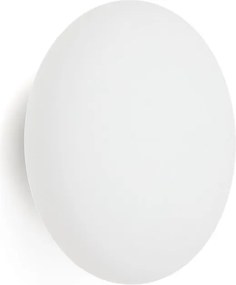 Kinkiet w biało-srebrnym kolorze ø 26 cm Bamila – Kave Home