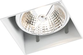 Zestaw 6 białych opraw wpuszczanych GU10 70 mm bezramkowych - Oneon