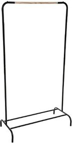 Wieszak na ubrania z metalu "Artemis" czarny 149cm