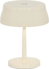 Lampa stołowa LED Zafferano Sister Light Mini Wi-Fi Smart w kolorze kości słoniowej, ładowalna i ściemnialna - 2200-2700-3000-4000K, 3,2W, wys. 17 cm