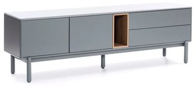 Niebieska/szara szafka pod TV 180x56 cm Corvo – Teulat