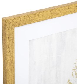 Plakat w drewnianej ramie LEAF, 50 x 70 cm