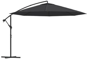 Wiszący czarny ogrodowy parasol D4-R32