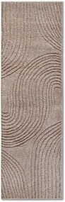 Dywan nowoczesny 3D Elle Collection Gallery Geometria beżowy 80 cm x 240 cm