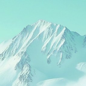 Fototapeta - Ośnieżone góry (196x136 cm)