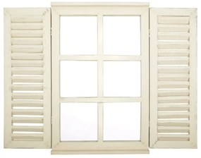 Lustro z drewnianą ramą ogrodowe 39x59 cm Window – Esschert Design