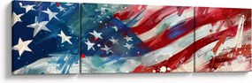 Obraz - Flaga USA (170x50 cm)