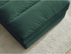 Zielony aksamitny podnóżek Sierra – Bobochic Paris