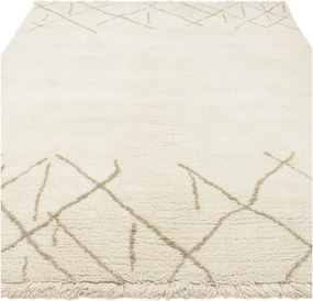 Kremowy wełniany dywan odpowiedni do prania/tkany ręcznie 160x230 cm Azera Crosshatch – Asiatic Carpets