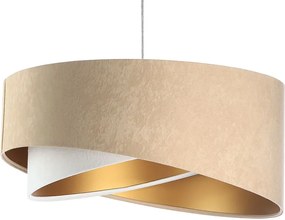 Beżowa asymetryczna lampa wisząca - EX976 B5-G69